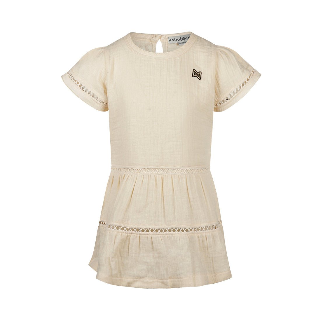 Vestido de algodón para niña - Kool KidsKOKO NOKOKool KidsP54928Vestido de algodón para niña4 AñosOff White